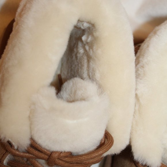 NEW UGG WOMEN'S SLIPPERS‎ ANKLE BOOTS CHESTNUT BROWN - Picture 5 of 8